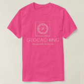 Geocaching GPS Treasure Hunter T-Shirt (Design vorne)