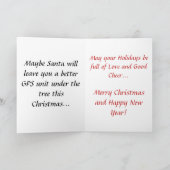 Geocaching Holiday Weihnachtskarte Feiertagskarte (Innenseite)