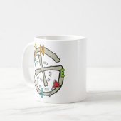 Geocaching Kaffeetasse (Vorderseite Links)