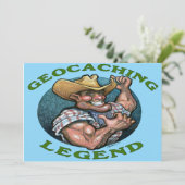 Geocaching-Karte (Stehend Vorderseite)