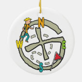 Geocaching Keramik Ornament (Hinten)