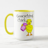 Geocaching Kick Curly Text Tasse (Links)