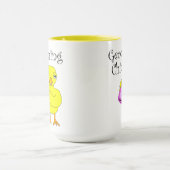 Geocaching Kick Curly Text Tasse (Zentrum)