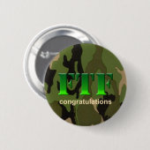 Geocaching Knopf FTF Button (Vorne & Hinten)