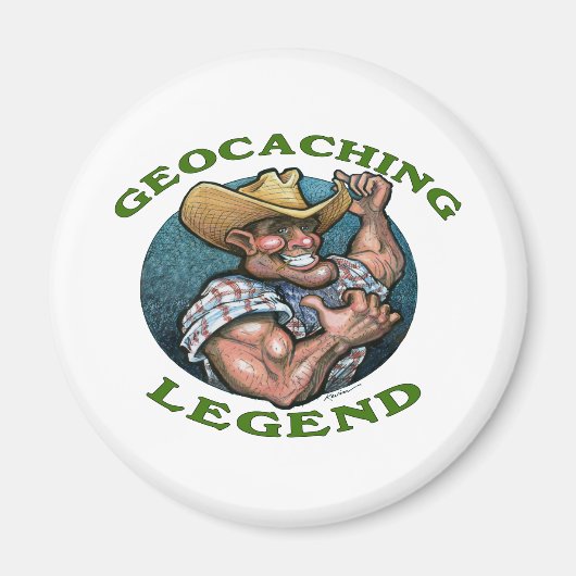 Geocaching Legend Magnet (Vorne)