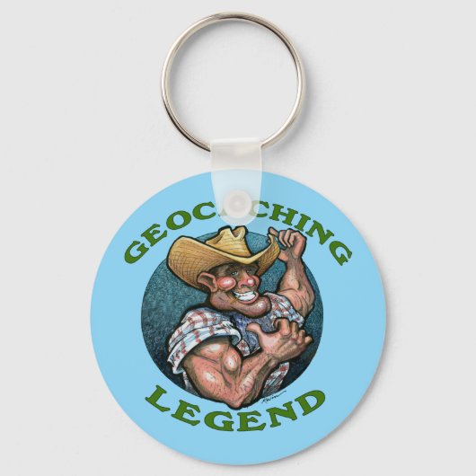 Geocaching Legend Schlüsselanhänger (Vorderseite)