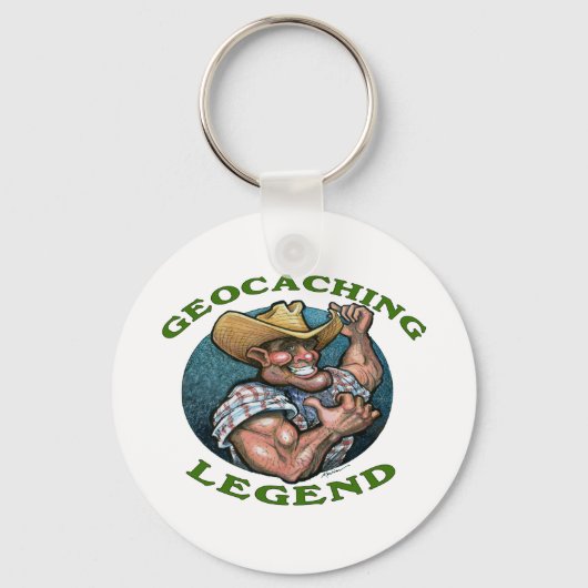 Geocaching Legend Schlüsselanhänger (Vorderseite)