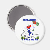 Geocaching Magnet (Vorderseite/Rückseite)