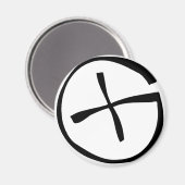 Geocaching Magnet (Vorderseite/Rückseite)