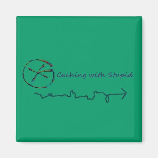 Geocaching mit Stupid Magnet (Vorne)