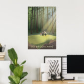 Geocaching Reiseplakat Poster (Heimbüro)