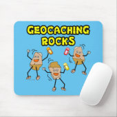 Geocaching Rocks Mousepad (Mit Mouse)