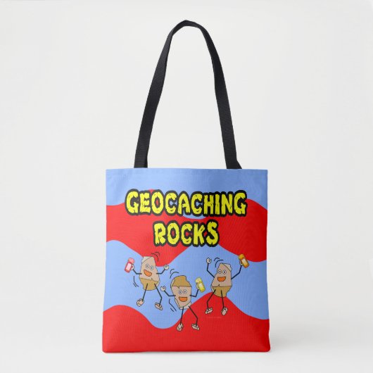 Geocaching Rocks Tasche (Vorderseite)