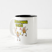 Geocaching Rocks Zweifarbige Tasse (Vorderseite Links)
