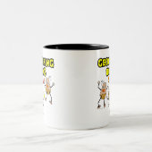 Geocaching Rocks Zweifarbige Tasse (Mittel)