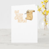 Geocaching Schatz-Karte essen Karte (Gelbe Blume)