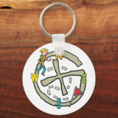 Geocaching Schlüsselanhänger (Rückseite)