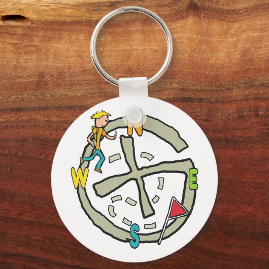 Geocaching Schlüsselanhänger (Rückseite)