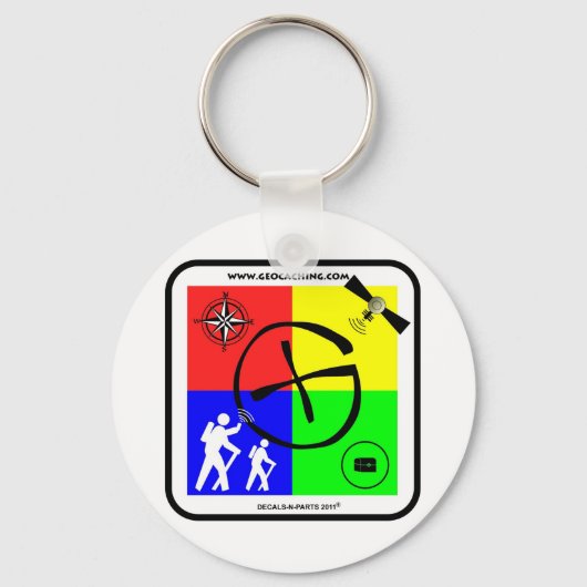 Geocaching Schlüsselkette! Schlüsselanhänger (Vorderseite)