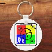 Geocaching Schlüsselkette! Schlüsselanhänger (Vorderseite)