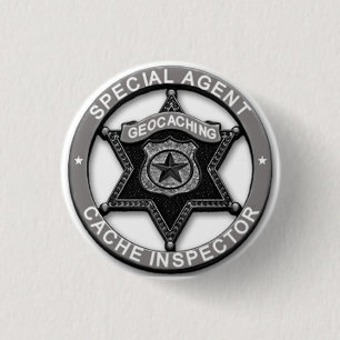 Geocaching *Special Agent* Button