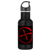 Geocaching-Symbol Trinkflasche (Vorderseite)