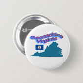 Geocaching Virginia Knopf Button (Vorne & Hinten)