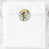 Geocachnig Hide Hunt finden Runder Aufkleber (Tasche)