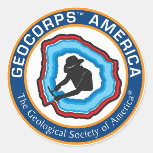 GeoCorps Amerika runder Aufkleber