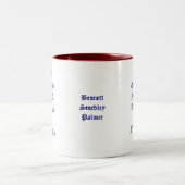 Geodäsie-Geodesists nie Die-Mit Namen Zweifarbige Tasse (Mittel)