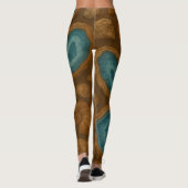 Geodät und Fossilien Leggings (Rückseite)