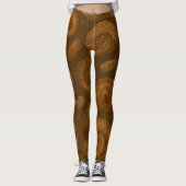 Geodät und Fossilien Leggings (Vorderseite)