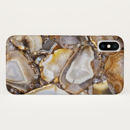 Geode Abstrakt Case-Mate iPhone Hülle (Rückseite (Horizontal))