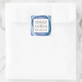 Geode Agate Gemstone Gastgeschenk Hochzeit Sticker (Tasche)