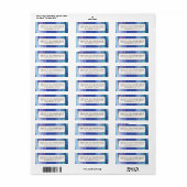 Geode Agate Gemstone Wedding Address Labels (Vorne)