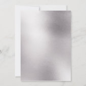 Geode Aquarellgoldverheiratung Einladung (Rückseite)