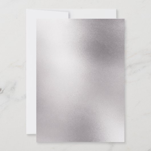 Geode Aquarellgoldverheiratung Einladung (Rückseite)