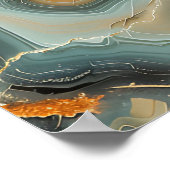 Geode Art Poster (Ecke)