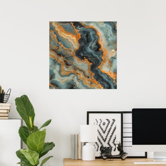 Geode Art Poster (Heimbüro)