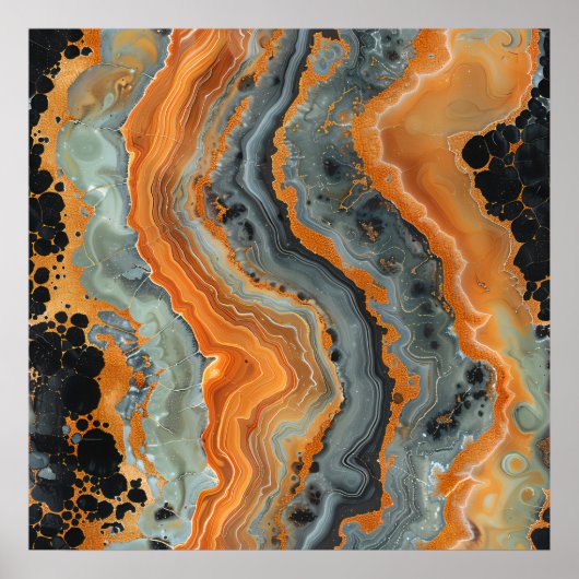 Geode Art Poster (Vorne)