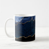 Geode Blau Vergoldet  Kaffeetasse (Links)