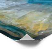 Geode Blue 1 Art Print -20x24 -andere Größen auch Poster (Ecke)