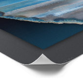 Geode Blue 2 Print -24x20 -andere Größen verfügbar Poster (Ecke)