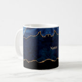 Geode Blue Gilded  Kaffeetasse (Vorderseite Links)