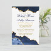 Geode-Brautparty Einladung (Stehend Vorderseite)