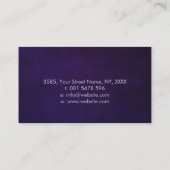 Geode Chakras Mandala - Lotus Petals Visitenkarte (Rückseite)