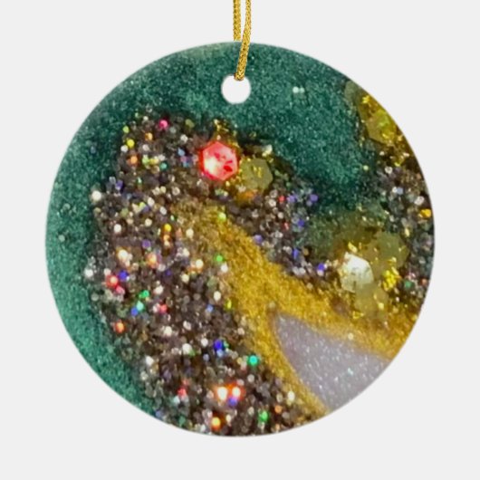 Geode Christmas Ornament (Vorne)