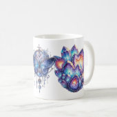 Geode Crystal Cluster Kaffeetasse (VorderseiteRechts)
