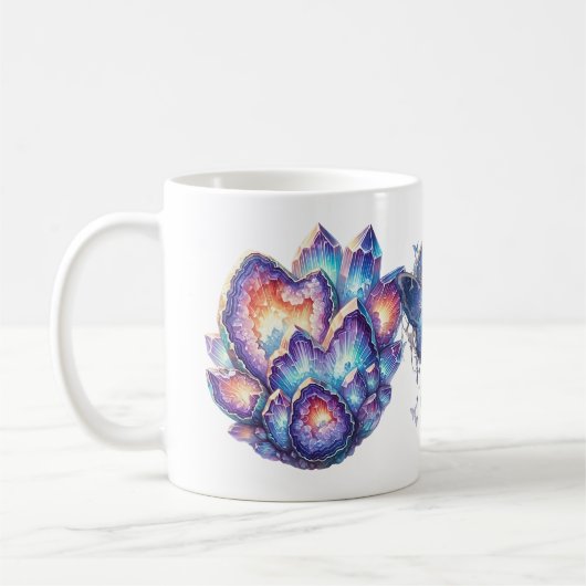 Geode Crystal Cluster Kaffeetasse (Links)