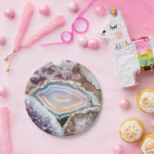 Geode Crystal | Crystal Photo Paper Plates Pappteller (Party)